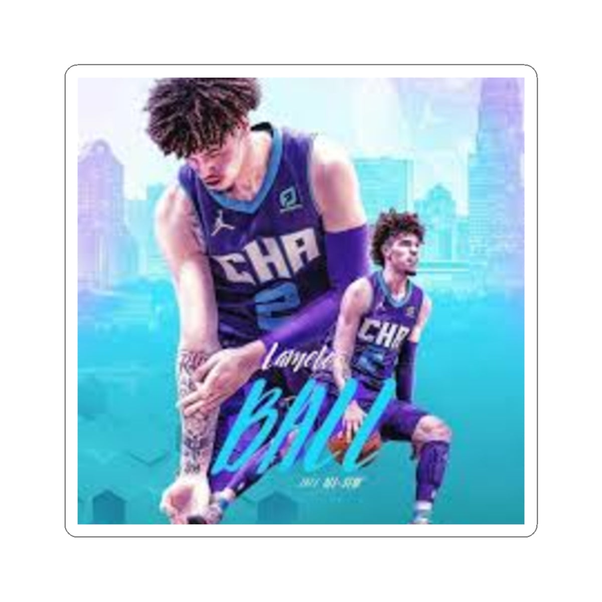 LaMelo Ball Kiss-Cut Stickers - Basketball Fan Art