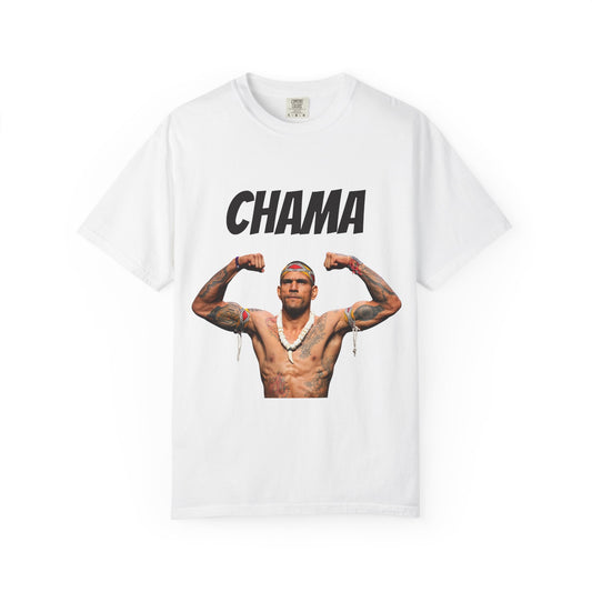 Unisex Muscular Graphic T-Shirt - 'CHAMA' Champion Design for Fitness Lovers