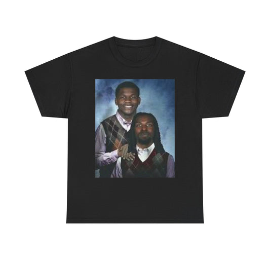 Retro Photo Unisex Heavy Cotton Tee - Vintage Vibe T-Shirt